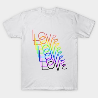 Rainbow Love T-Shirt